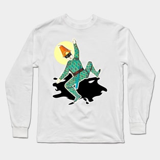 Harlequin Puppet thrown away Long Sleeve T-Shirt